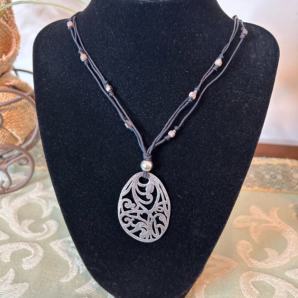 Silpada Sterling Silver Filigree Pendant